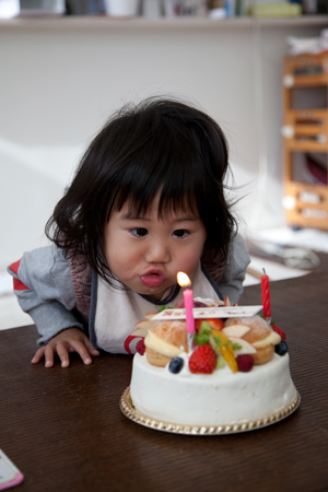 次女の誕生日ケーキ